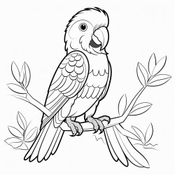 cute parrot