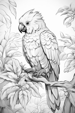 a brilliantly vibrant bird