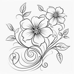 flowers with vines
