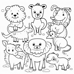 cartoon inspired animals