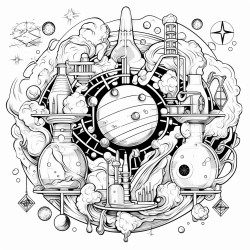 chemistry atoms in space