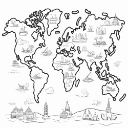 a map of the world