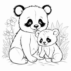 deer with panda
