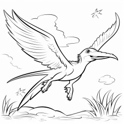 pterodctilo preso na rvore