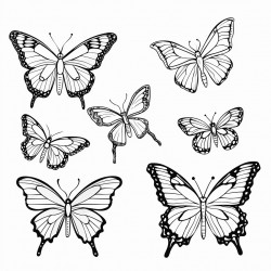 des papillons