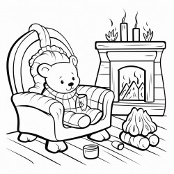 cozy place cartoonish