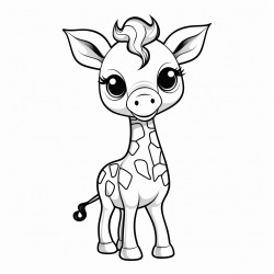 a cute girrafe
