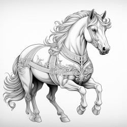 a horse