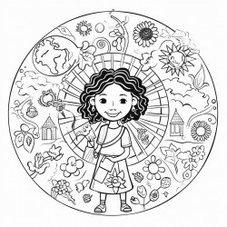 mother earth and procteicg our enviroment with poder latinx in the graphic