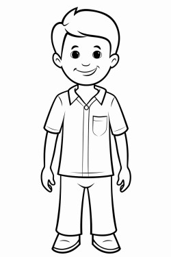 a man not wearing a shirt