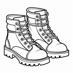 boots with little hears on them