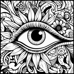 colorful eye