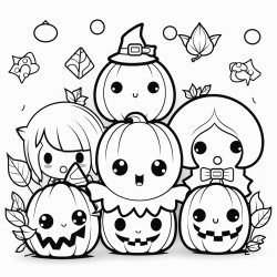 cute kawaii halloween