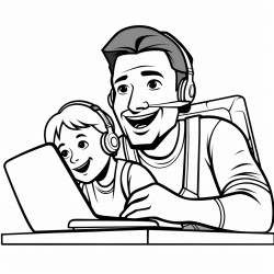 call center dad morning ang night