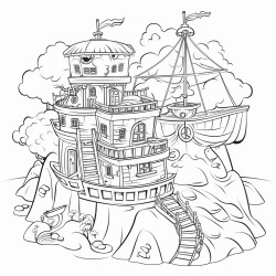 sky pirate hideout