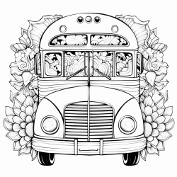 school bus front