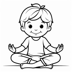 yoga enfant posture bateau