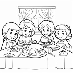 a thanksgiving table