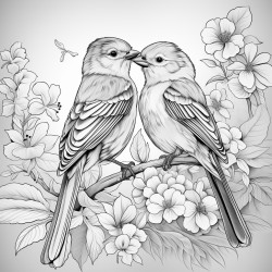 birds in nature