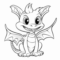 cute tale dragon