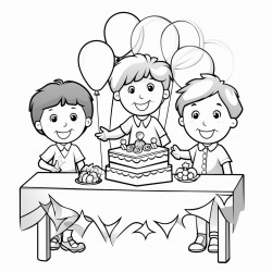 birthday party gift table