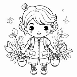 amouse girle wear plants and shirt