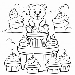 square a modern twist on the classicupcake candy bears at the top of columns
