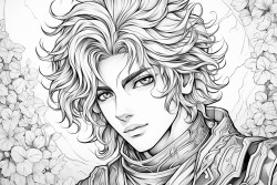 male anime character