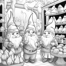 gnomes in a candy store