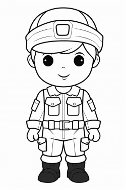 soldier sitting