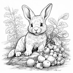 rabbit eats carrot