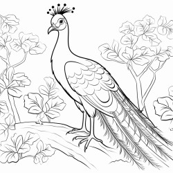 peacock in the jungle bolt lines