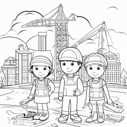 summer construction theme
