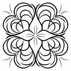 simple symmetric patterns