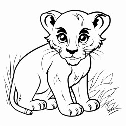 a cute panther night vision