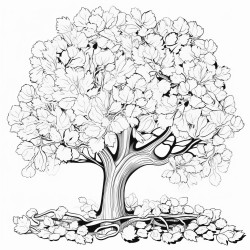 falling leaves from a tree