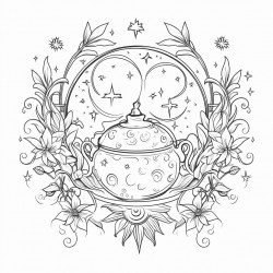 evil eye cauldron moon phase herbs protection symbols triple moon