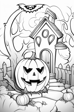 halloween scene
