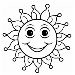 the sun simplest shape possible
