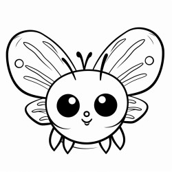 a cute little moth