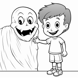 shadow friend a playful shadow with a mischievous grin