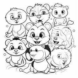 Moustros tiernos bonitos