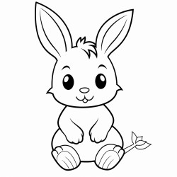 bunny with a carrot