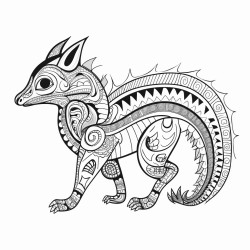 a single oaxacan alebrije