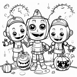 halloween robot party