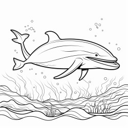 whale in the sea