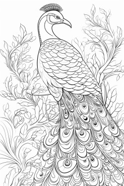 peacock in the jungle bolt lines