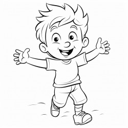 picture of a cheerful boy