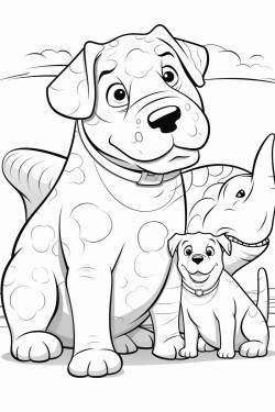 bulldog and brontosaurus