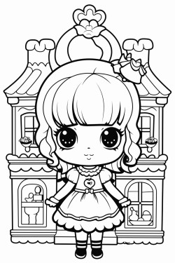 cute kawaii casa de muecas